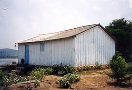 Casa de uma família de ribeirinhos à margem do Rio Tocantins.