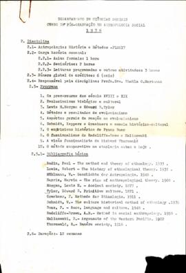 Ementa de disciplina