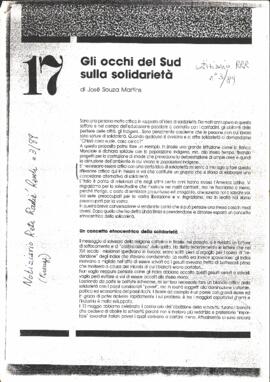 Gli occhi del Sud sulla solidarieta