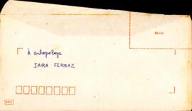 Carta à Iara Ferraz