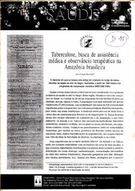 Tuberculose, busca de assistência médica e observância terapêutica na Amazônia brasileira