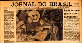 Índia brande facão contra hidrelétrica (matéria jornalística).