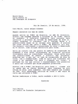 Carta para Mairá Suruí