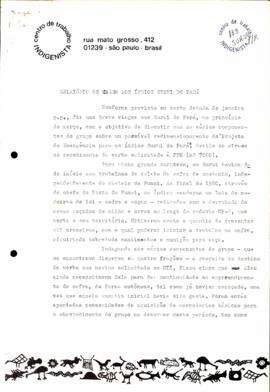 Relatório de Viagem aos Índios Suruí do Pará