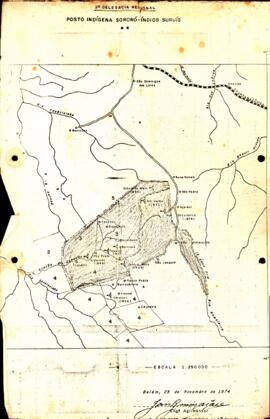 Mapa: Posto Indígena Sororó