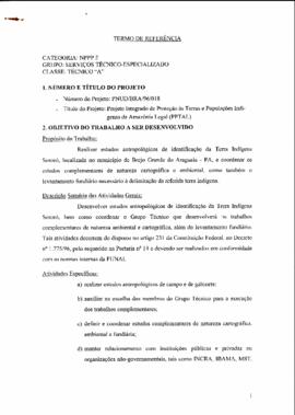 Projeto Integrado de Proteção às Terras e Populações Indígenas da Amazônia Legal (PPTAL)