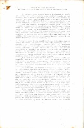 Índios e Política Indigenista no Estabelecimento de uma Política para a Amazônia pela COT.