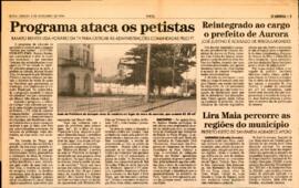 Recorte do jornal "O Liberal"