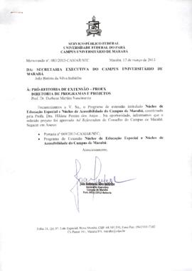 Núcleo de Educação Especial e Núcleo de Acessibilidade do Campus de Marabá
