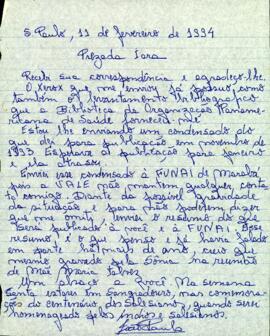 Carta à Iara Ferraz