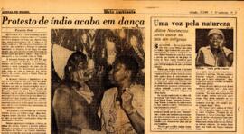 Encerramento do I Encontro dos Povos Indígenas do Xingu (matéria jornalística).