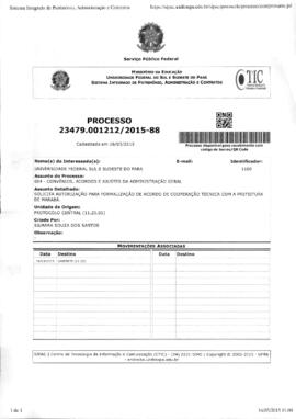 Processo de Solicitação de Acordo de Cooperação Técnica para Transporte de Estudantes entre Unida...