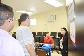 Apresentação do laboratório de informática do programa do Mestrado Acadêmico em Letras