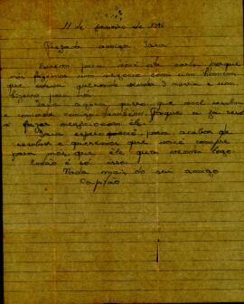 Carta à Iara Ferraz