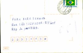 Carta à Iara Ferraz