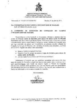 Curso de Robótica para alunos do ensino médio de Marabá