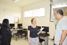 Apresentação do laboratório de informática do programa do Mestrado Acadêmico em Letras