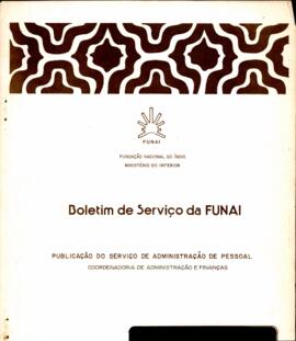 Boletim de Serviço da Funai.