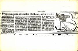 Proposta para desmatar Balbina (matéria jornalística)