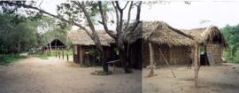 Registro fotográfico de casa de barro