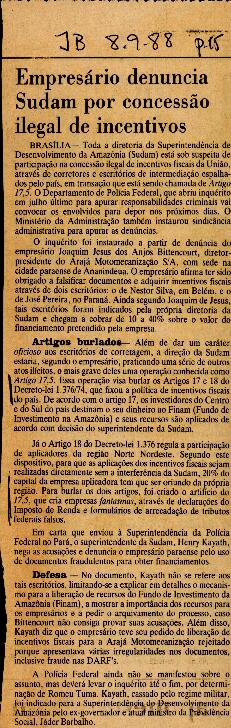 Recorte de Jornal