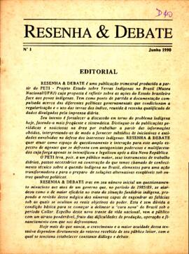 Terras Indígenas no Brasil: o  Governo Sarney