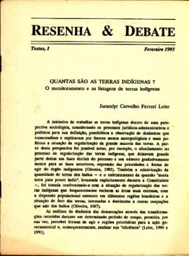 Quantas são as Terras Indígenas? O monitoramento e as listagens de terras indígenas.