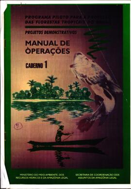 Manual de operações  programa piloto para a proteção das florestas tropicais no Brasil